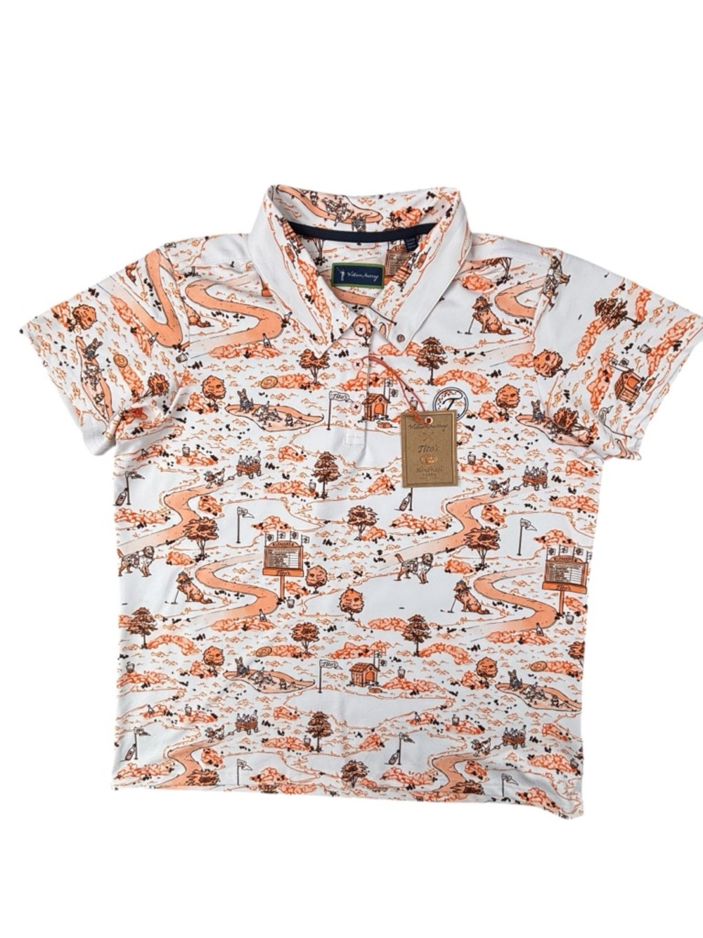 NWT | William Murray | Tito’s collaboration Polo | XL